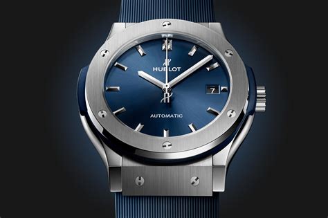 hublot classic blue dial|Classic Fusion Titanium Blue 45 mm .